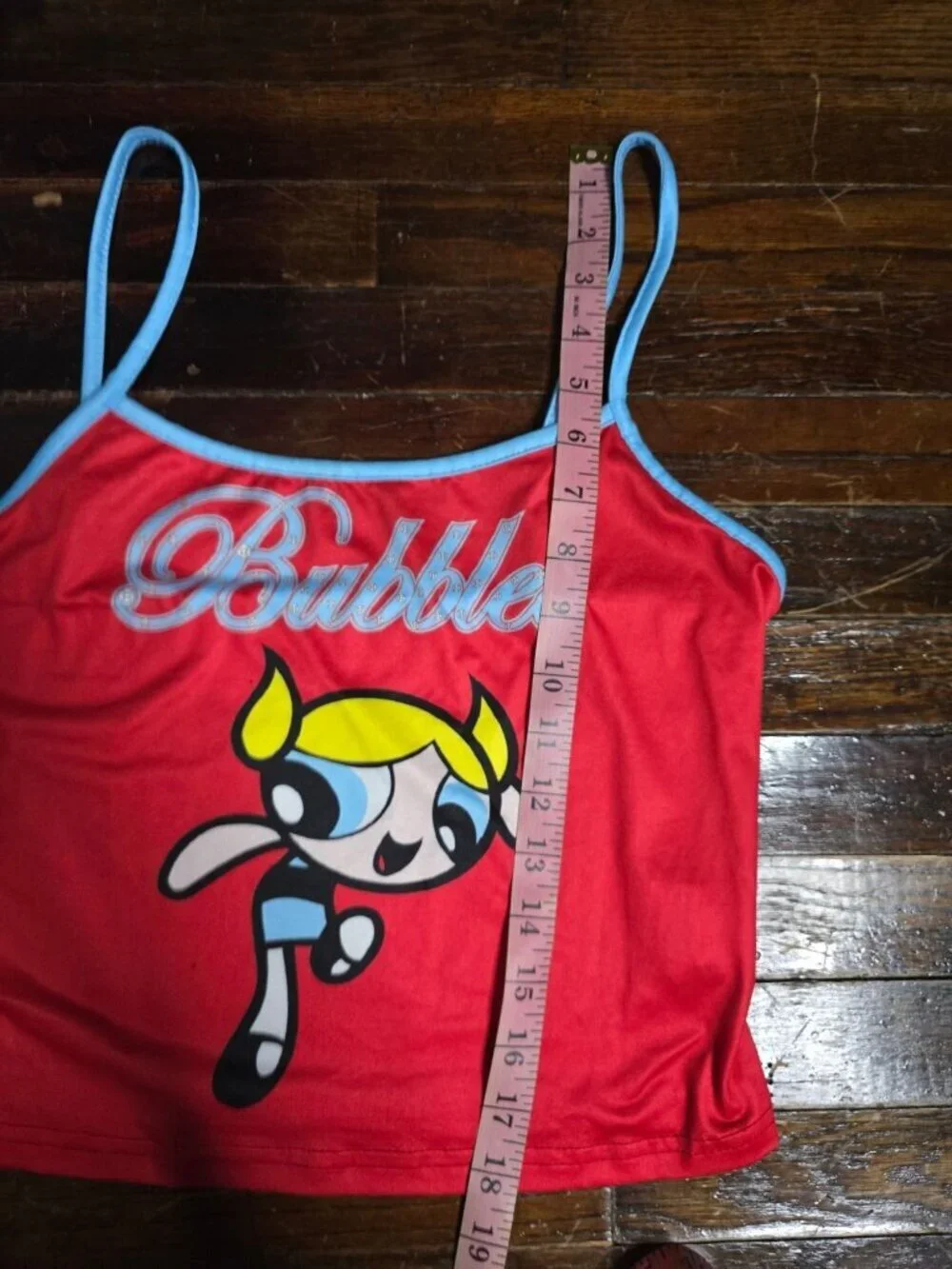 The Powerpuff Girls Red Bubbles Tank Top Y2K 2000s Medium - Picture 9 of 10
